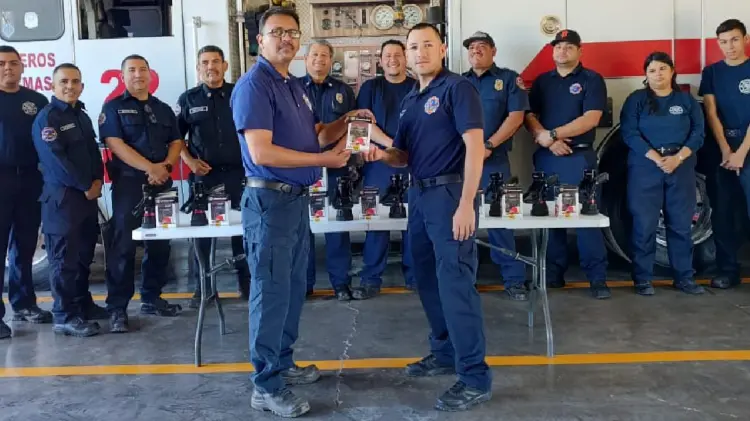 Bomberos de Guaymas adquieren equipamiento con inversión de 90 mil pesos (Foto:Especial/EXPRESO)
