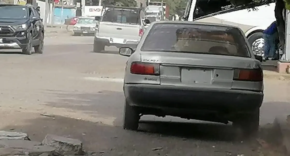 Pasa factura a taxistas de Navojoa mal estado de las calles 