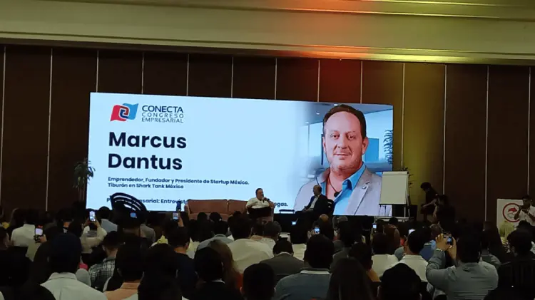 Marcus Dantus estuvo en el cierre del Conecta Congreso Empresarial. (Foto: Sofía Calvillo/EXPRESO)