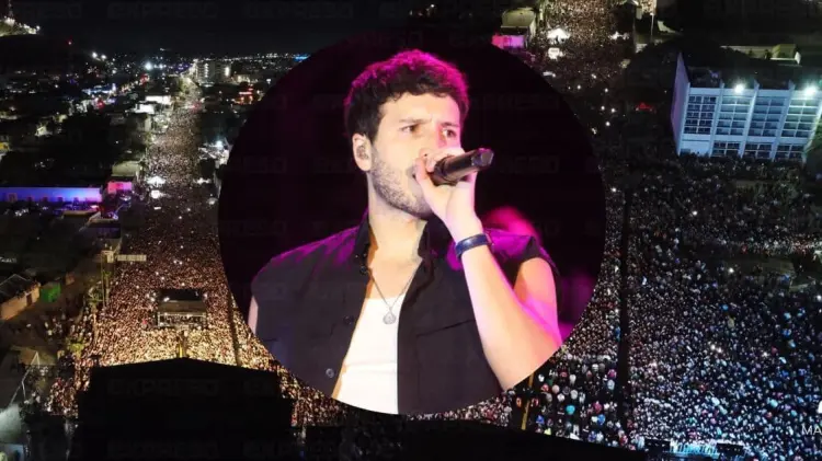 Sebastián Yatra abarrotó la avenida Pino Suárez en su concierto. (Fotos: Jesús Ballesteros/EXPRESO)