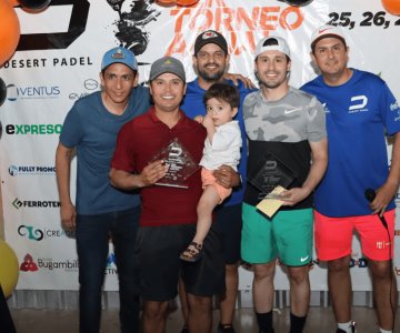 Primer torneo Desert Padel tiene a sus ganadores