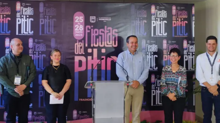 Autoridades celebran resultados de Fiestas del Pitic 2023 (Foto: Víctor Valido/EXPRESO)