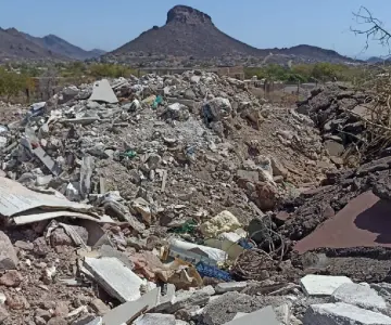 Materiales obstaculizan limpieza de arroyos en Guaymas; piden no arrojar
