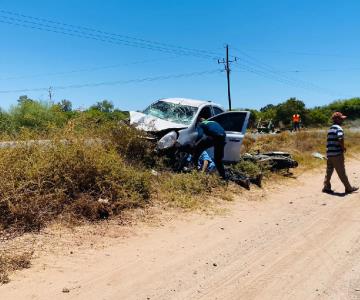 Choque por alcance en la Huatabampo-Yavaros deja una persona lesionada