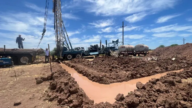 Inicia construcción de pozo en Benito Juárez (Foto: Ana Camargo/EXPRESO)