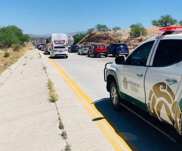 Levantan bloqueo de mineros en carretera Ímuris - Cananea