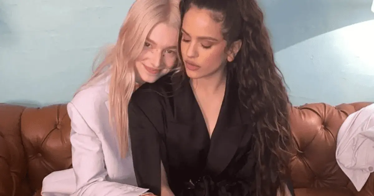Rosalía y el posible romance que tuvo con Hunter Schafer