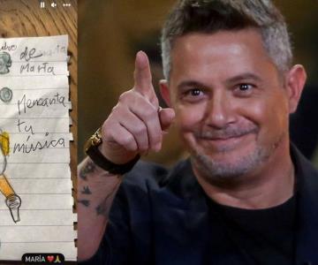 El tierno dibujo que recibió Alejandro Sanz tras mensajes depresivos