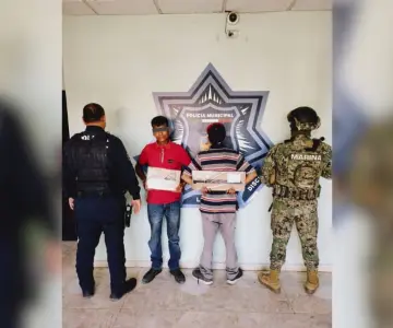 Caen dos con armas blancas y presuntamente involucrados en robos en Cajeme