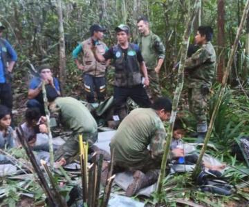 Encuentran con vida a niños perdidos por más de un mes en selva de Colombia