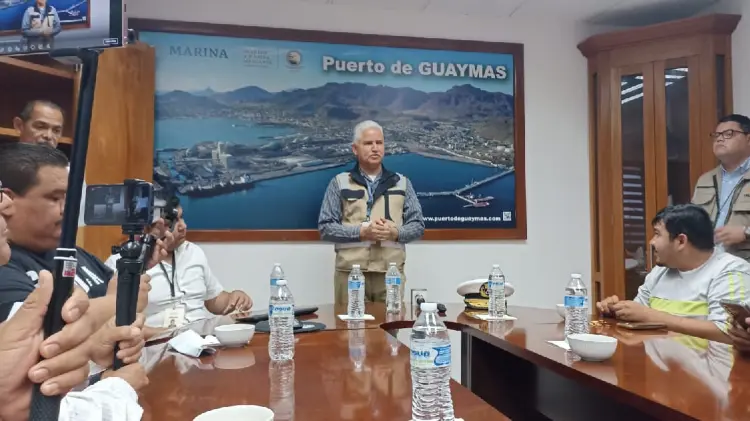 Avance de modernización del Puerto de Guaymas (Foto:Claudia alejandri/EXPRESO)