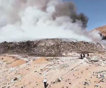 Revelan causas del incendio en relleno sanitario en Hermosillo