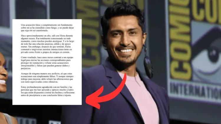 Responde Tenoch Huerta a acusaciones. (Foto: Redes / EXPRESO)