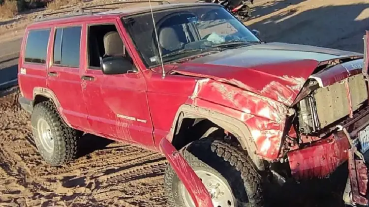 Detienen conductor por darse a la fuga tras chocar (Foto:John Castellón/EXPRESO)