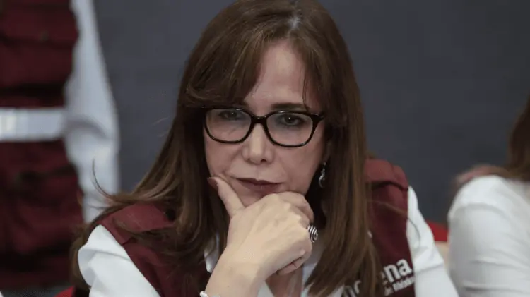 Yeidckol Polevnsky es la segunda corcholata mujer de este proceso. (Foto: Agencia Reforma/EXPRESO)