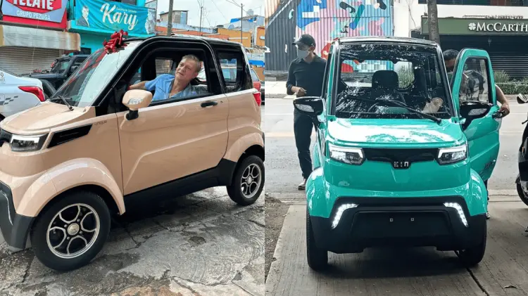 El Kin X4 es un vehículo eléctrico que puede transitar en México. (Foto: Cortesía)
