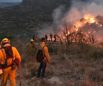 Llegan más brigadistas a Ímuris para combatir el fuego; ahora son 160