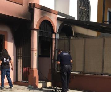 Colilla de cigarro provoca incendio en domicilio de colonia Casa Blanca