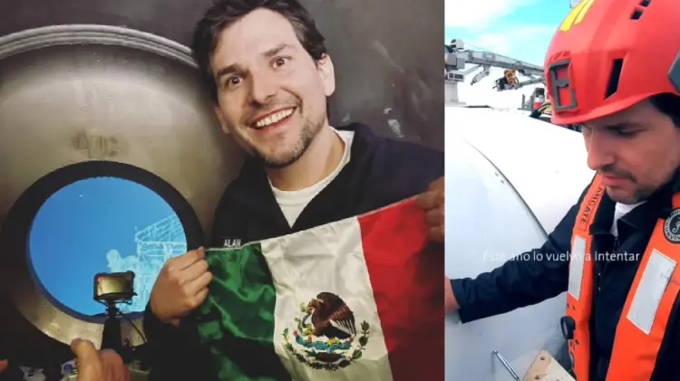 Alan Estrada narra su experiencia en el submarino Titán (Foto: Especial/EXPRESO)