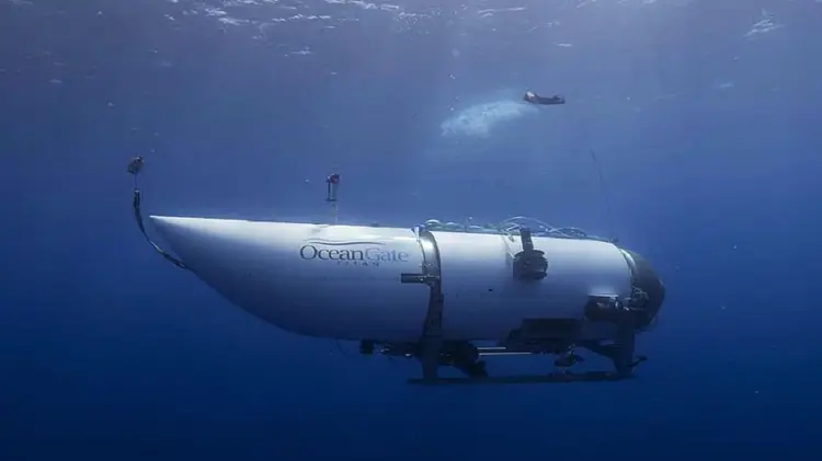 Titán, sumergible desaparecido el domingo con cinco personas a bordo (Foto: Reuters/EXPRESO)