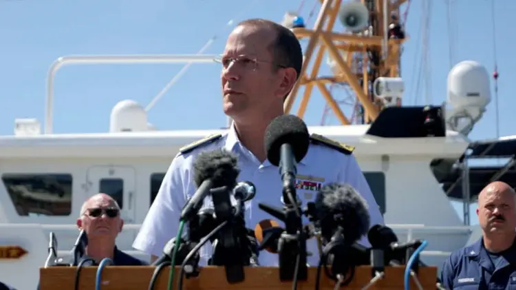 John Gauger, encargado Guardia Costera. (Foto: Especial / EXPRESO)