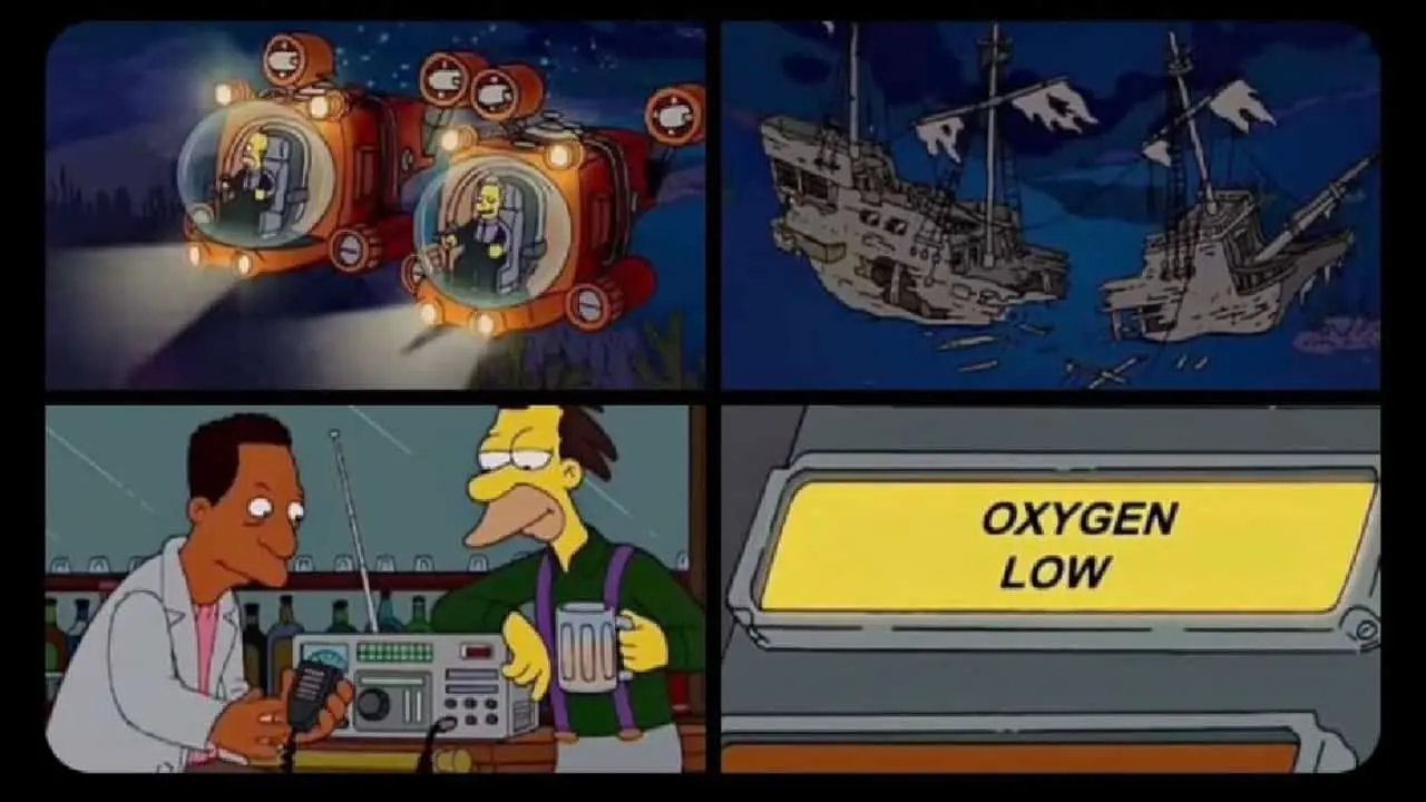 ¿Los Simpsons predijeron la desaparición del sumergible Titán?