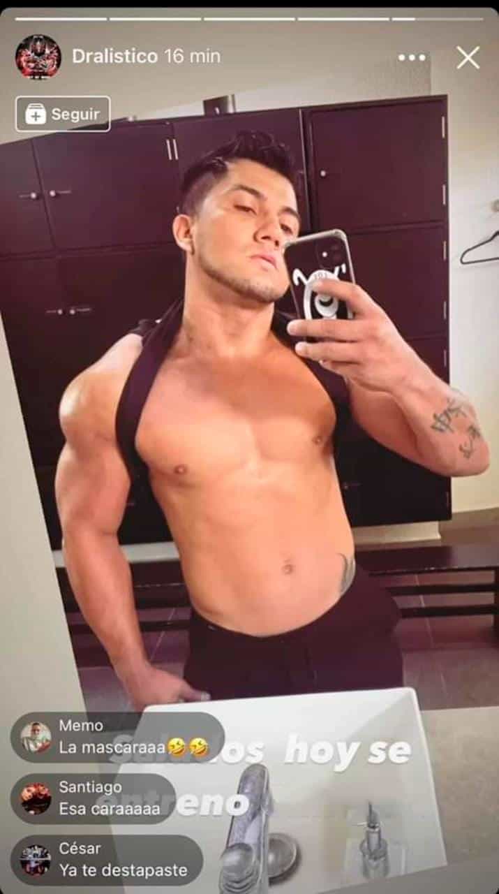 Dralístico revela su rostro por error en redes sociales