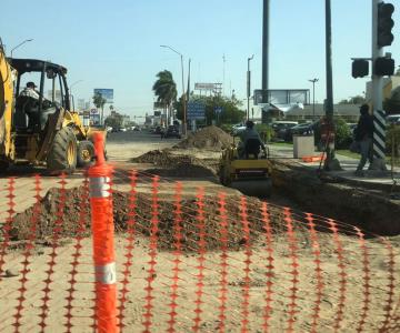 ¡Duró poco el gusto! Abren calle rehabilitada en Cajeme