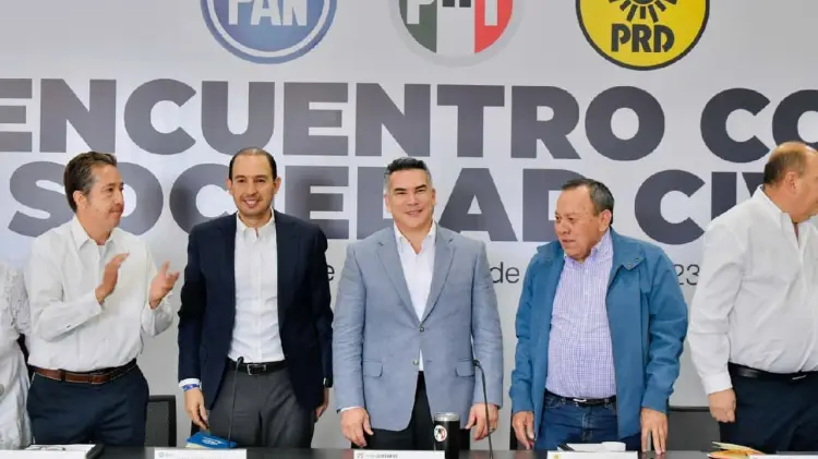 Avalan PAN, PRI y PRD método para candidato opositor (Foto: Especial/EXPRESO)