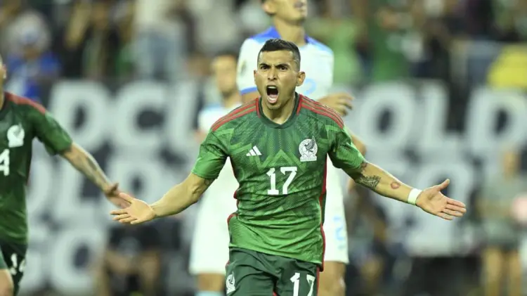 Orbelín Pineda anotó el tercer gol del encuentro. (Foto: Twitter/@miseleccionmx)