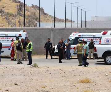 Reos resultan lesionados tras aparatoso choque en Paseo del Río Sonora