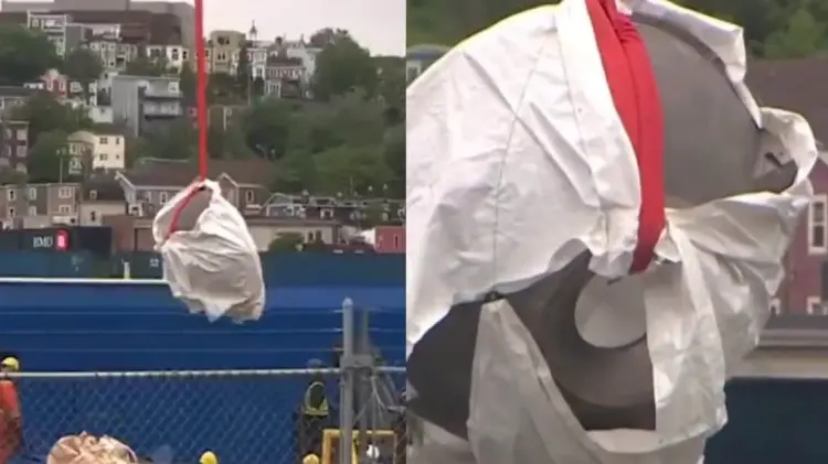 Varias piezas fueron recuperadas de las profundidades del océano atlántico. (Foto: Captura de video)