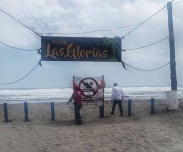 Tormenta tropical Beatriz provoca olas de hasta 3 metros en Sinaloa