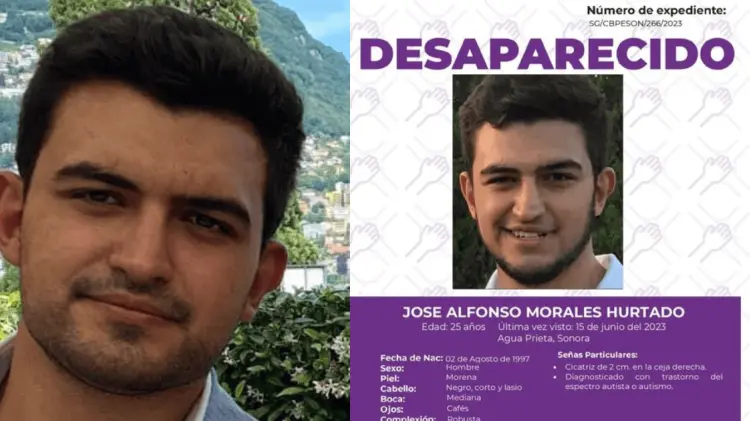 José Alfonso Morales Hurtado, desaparecido desde el 15 de junio. (Foto: Especial/EXPRESO)