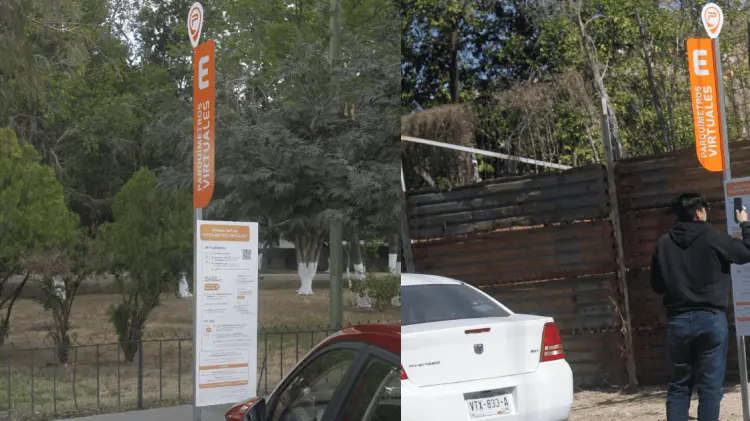 La instalación de parquímetros virtuales en febrero pasado. (Foto: Jesús Ballesteros/EXPRESO)