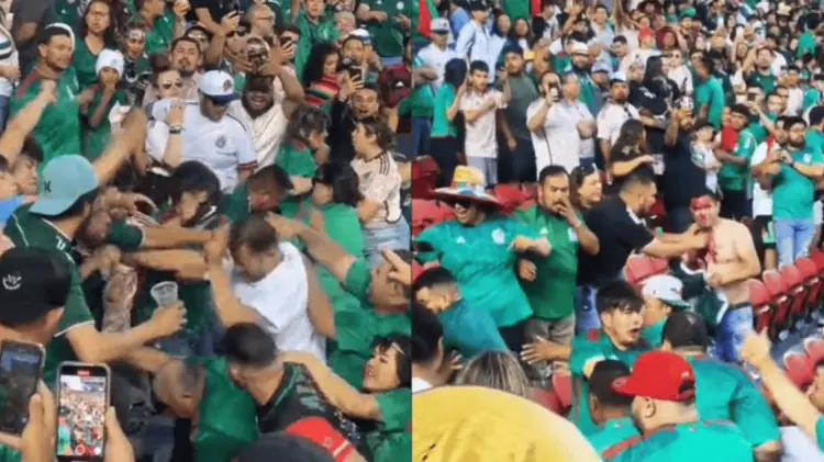 Múltiples actos violentos se vivieron en el Levis Stadium. (Foto: Cortesía)