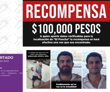 Ofrecen 100 mil pesos de recompensa por ubicar a José Alfonso