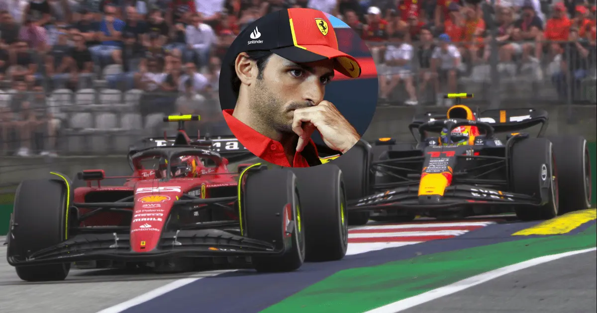 Carlos Sainz aclara intimidación en su contra por parte de Checo Pérez