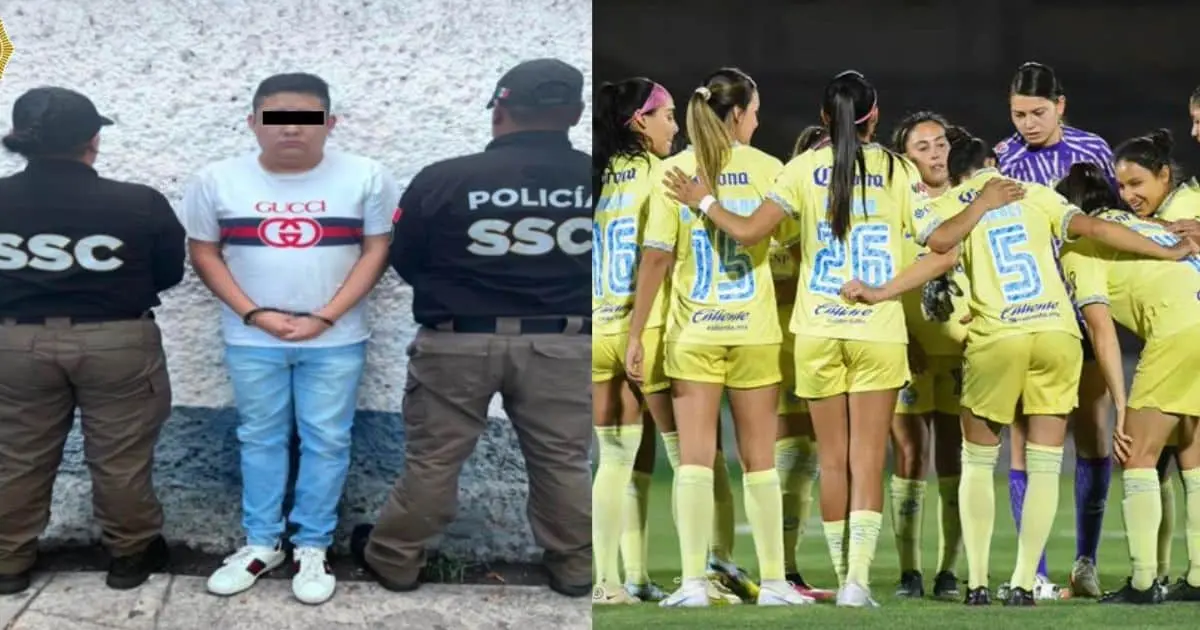 Detienen a presunto acosador de jugadoras del Club América