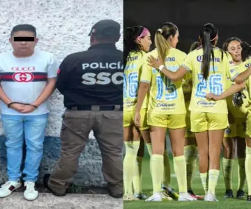 Detienen a presunto acosador de jugadoras del Club América