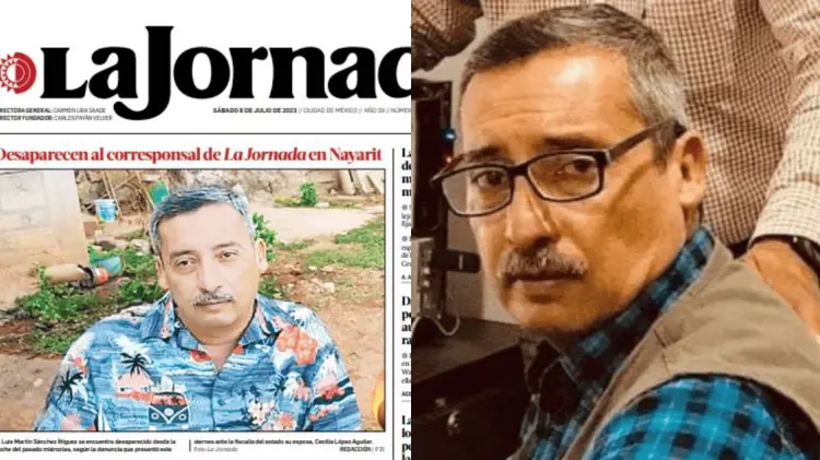 Apenas este sábado, La Jornada reportaba la desaparición de Luis Martín. (Foto: Cortesía)