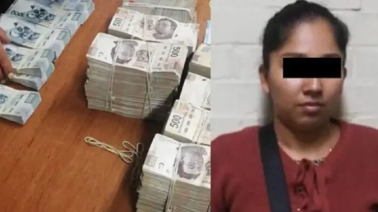 Detienen a mujer en el AICM con más de 5 mdp (Foto:Especial/EXPRESO)