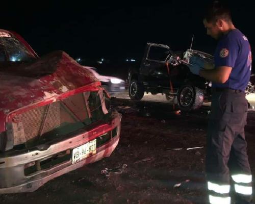 Accidente carretero deja dos lesionados en El Cochorit