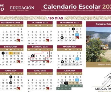 Conoce el calendario escolar de educación básica 2023-2024 de la SEP