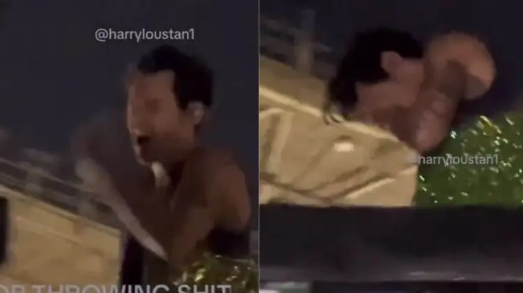 El momento fue captado en video y difundido en redes sociales. (Foto: Capturas de video)