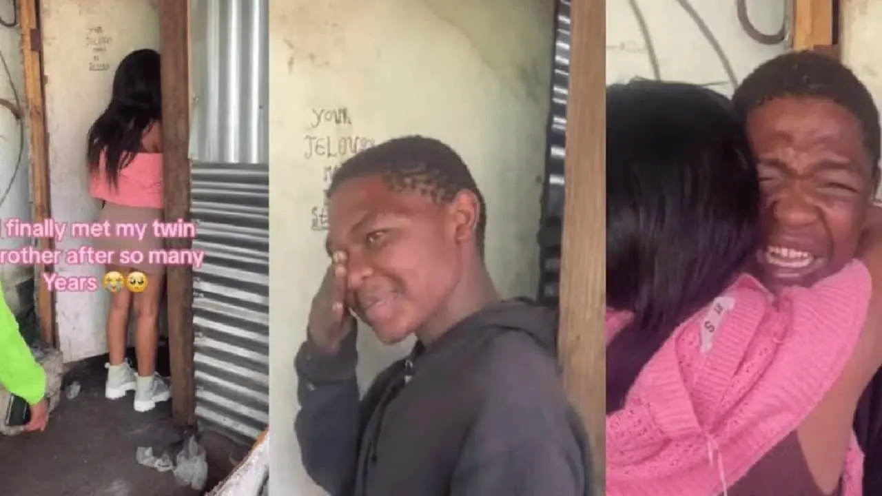 Video del reencuentro de hermanos gemelos se viraliza redes sociales