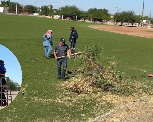 Trabaja IDH en la rehabilitación y mantenimiento de espacios deportivos