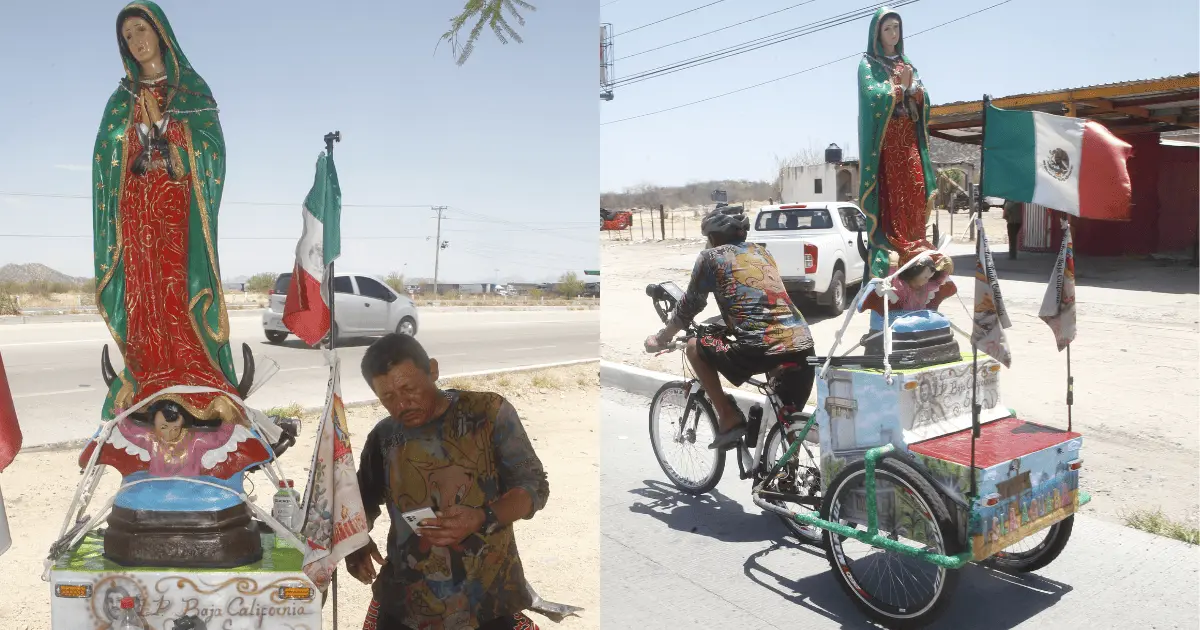 Recorre de extremo a extremo el País como manda a la Virgen de Guadalupe