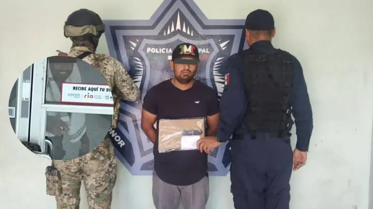 Cae presunto asaltante de tiendas en Cajeme (Foto:Especial/EXPRESO)
