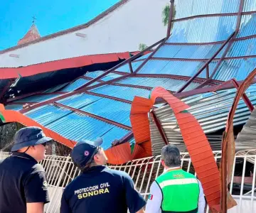 Evalúan autoridades estatales daños por tormenta en Arizpe